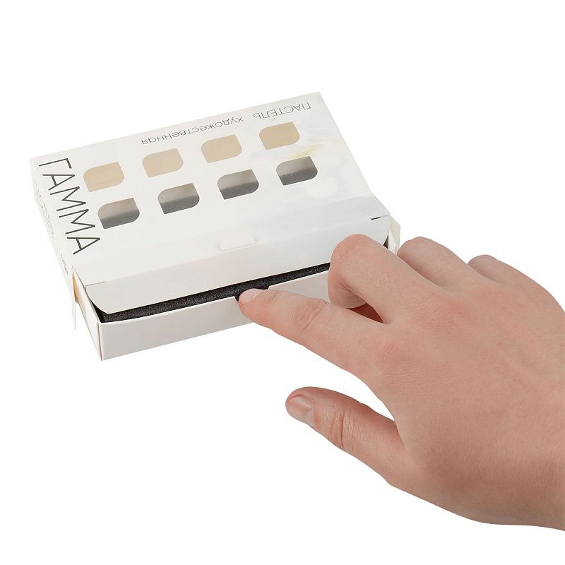 Пастель художественная Гамма , 8цв., половинки, "светлые тона" картон.упак.