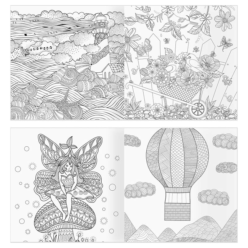 Раскраска для взрослых 228*228 ТРИ СОВЫ "Антистресс-терапия. Удивительный мир", 64стр., склейка