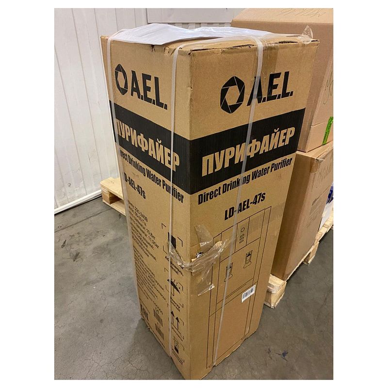 УЦЕНКА - Пурифайер для воды напольный AEL LD-AEL-47s, нагрев/охлаждение, серебристый, черный