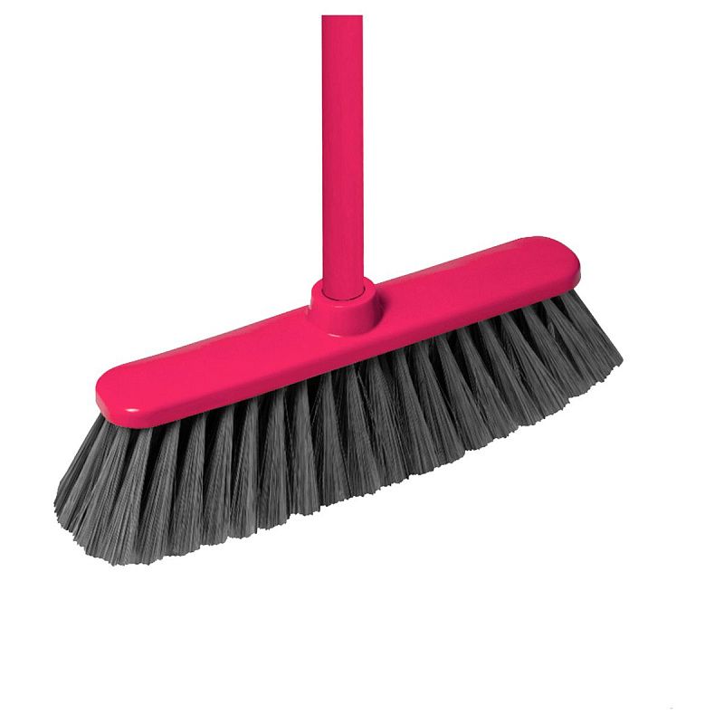 Щетка для уборки York "Карла", с черенком из металлопластика 110см, ширина 32см, щетина 8см