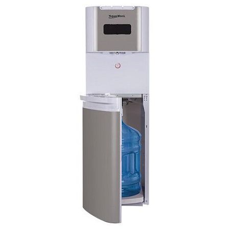 Кулер для воды AQUA WORK QRB-72LDS, напольный, НАГРЕВ/ОХЛАЖ ЭЛЕКТР, таймер, бутыль сн, 33352
