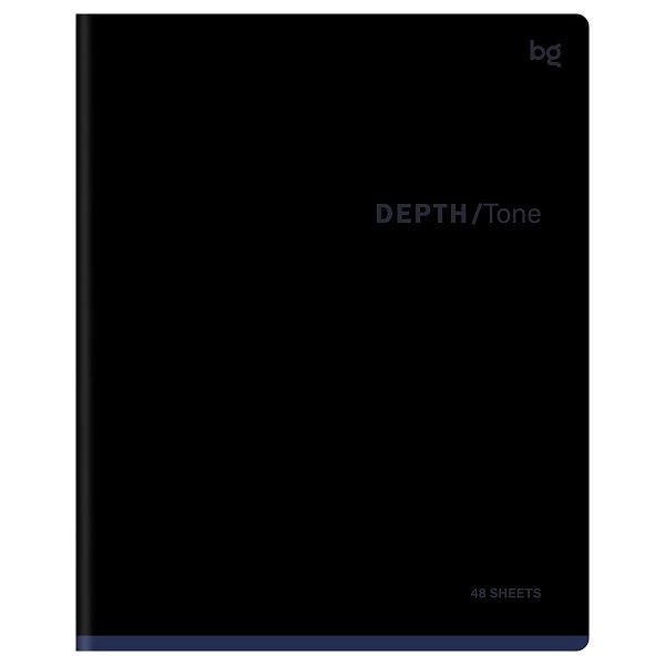 Тетрадь 48л., А5, клетка BG "Depth", soft-touch ламинация