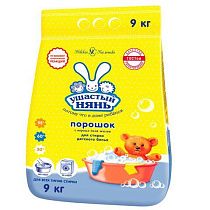 картинка Стиральный порошок для всех типов стирки 9 кг, УШАСТЫЙ НЯНЬ, 10168, 01016 от магазина