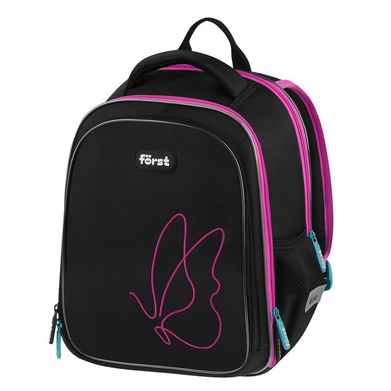 Рюкзак Först F-Cloud "Butterfly Harmony" 37*28,5*16,5см, 3 отделения, 3 кармана, анатомическая спинка