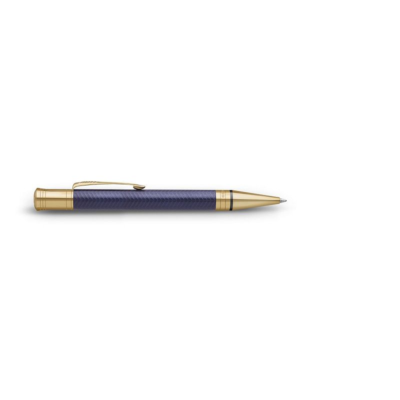 Ручка шариковая Parker "Duofold Prestige Blue Chevron GT" черная, 1,0мм, подарочная упаковка 