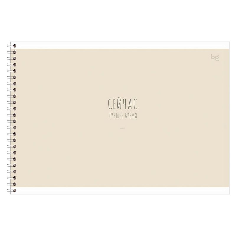 Альбом для рисования 40л., А4, на гребне BG "Basic", 120г/м2