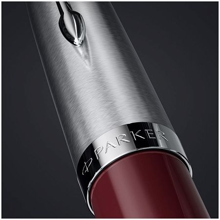 Ручка шариковая Parker "51 Burgundy CT" черная, 1,0мм, поворот., подарочная упаковка 
