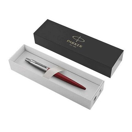 Ручка шариковая PARKER "Jotter Core Chelsea Orange CT", корпус оранжевый, детали хром, синяя, 1953189 