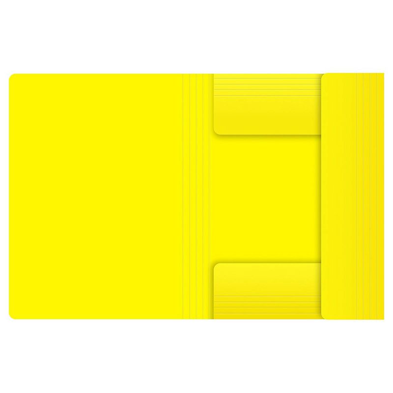 Папка на резинке Berlingo "Soft Touch" А4, 600мкм, желтая 