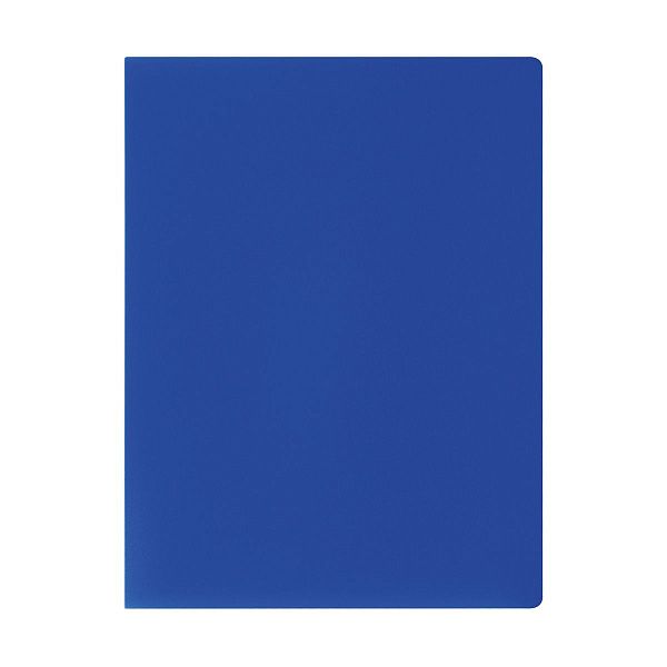 Папка с 10 вкладышами СТАММ А4, 9мм, 500мкм, пластик, синяя