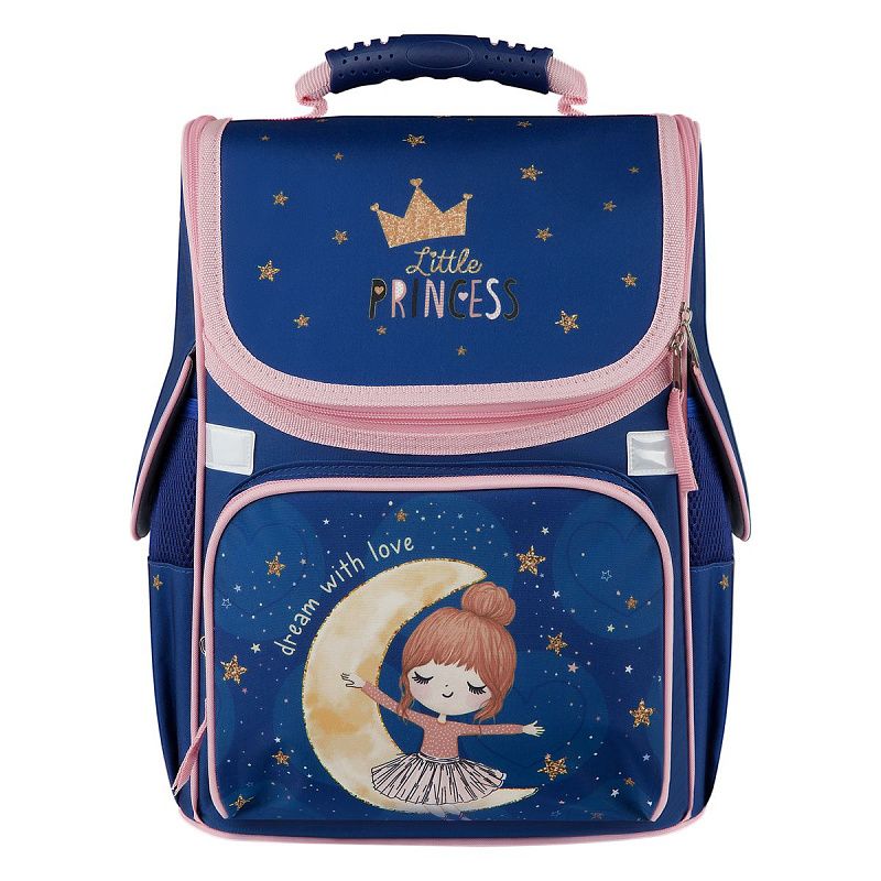 Ранец ArtSpace Junior "Princess" 37*28*21см, 1 отделение, 3 кармана, анатомическая спинка 