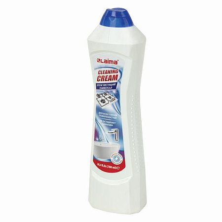 Чистящее средство универсальное крем 780мл LAIMA "White fresh", 608661 