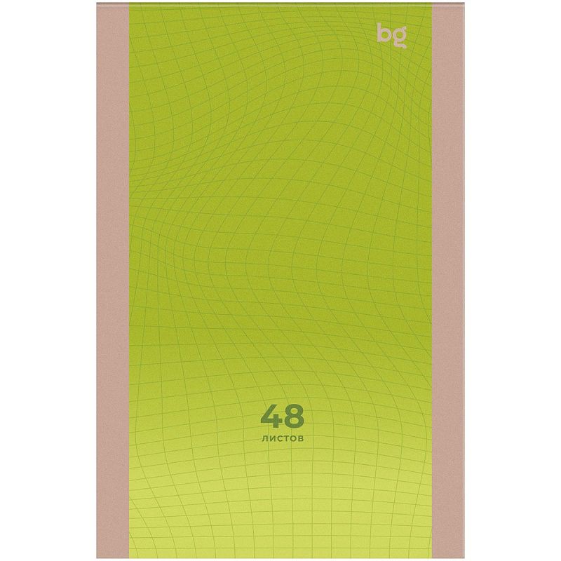 Блокнот А6 48л. на скрепке BG "Моноколор"