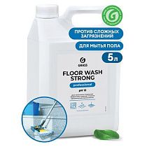 Средство для мытья пола 5,6 кг GRASS FLOOR WASH STRONG, щелочное, низкопенное, концентрат, 125193 