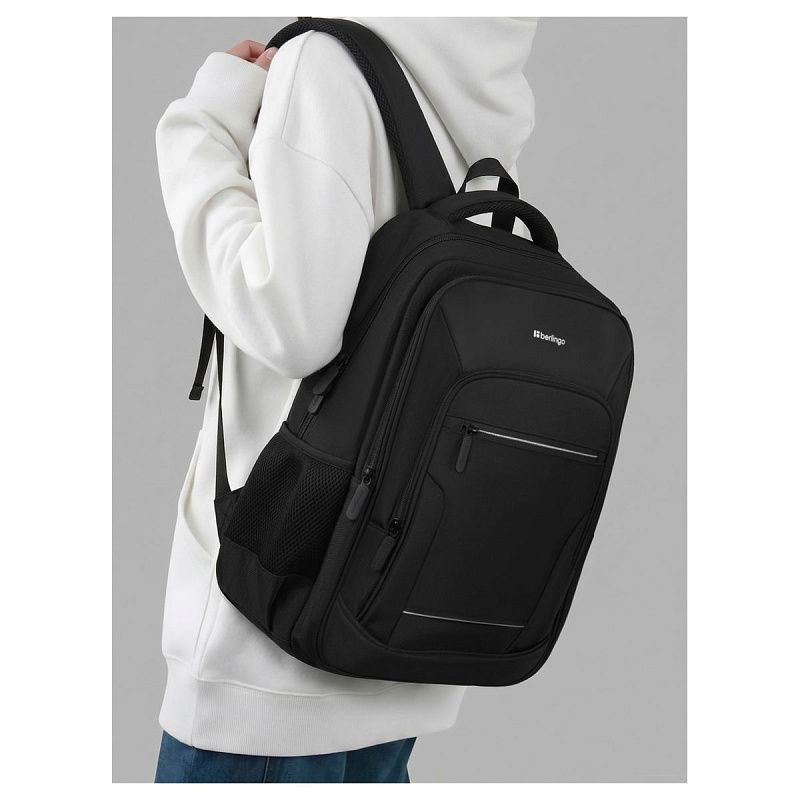 Рюкзак Berlingo City "Perfect" 43*30*17см, 2 отделения, 4 кармана, отделение для ноутбука, эргономическая спинка 