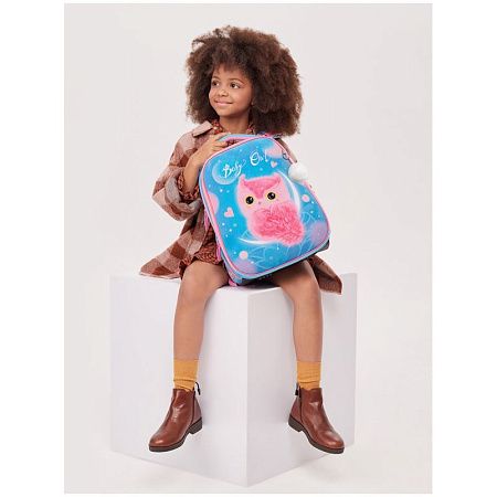 Ранец Berlingo Expert "Plush Owl" 37*28*16см, 2 отделения, 2 кармана, анатомическая спинка 
