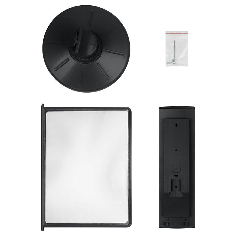 Демосистема настольная OfficeSpace с 10 черными панелями, вращающаяся