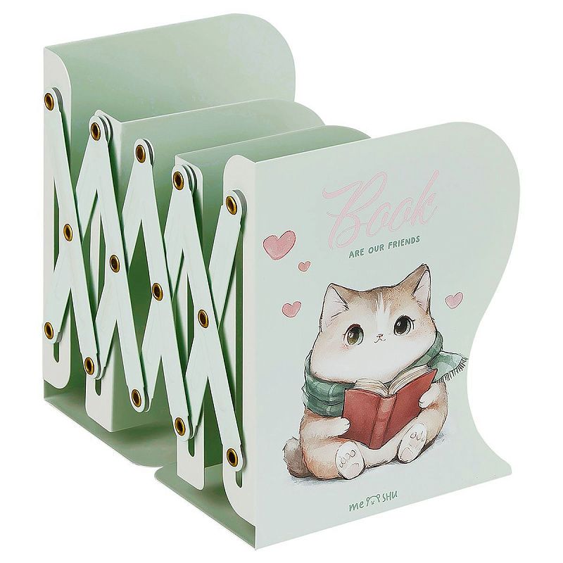 Подставка для книг MESHU "Dear Friend", металлическая, 3 отделения, раздвижная