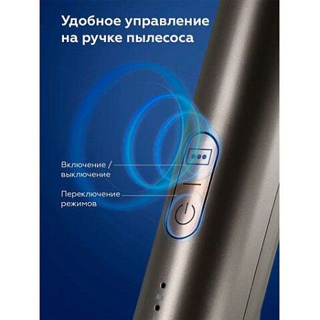 Пылесос моющий вертикальный беспроводной BQ (БИ-КЬЮ) VCA1003W, потребляемая мощность 150 Вт, 0,6 л, 86199359