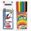 Фломастеры Centropen "Rainbow Kids", 06цв., трехгранные, смываемые, ПВХ