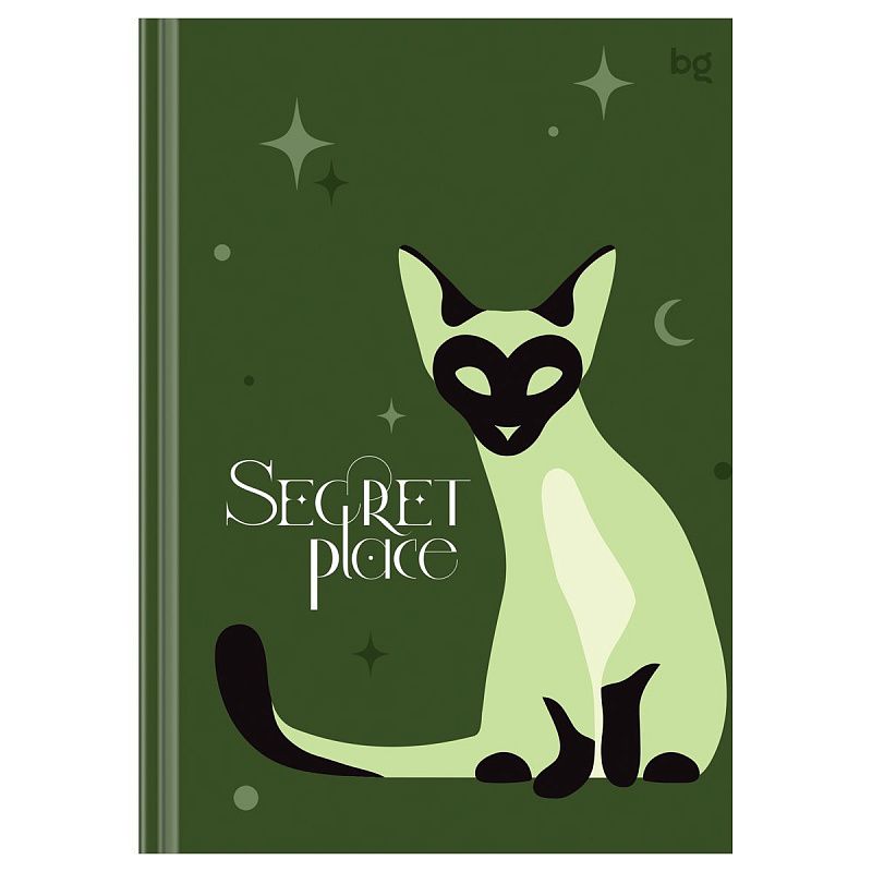 Записная книжка А5 80л. BG "Secret place", матовая ламинация, выборочный лак, блок в точку, 100 гр/м2