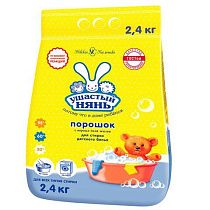 картинка Стиральный порошок для всех типов стирки 2,4 кг, УШАСТЫЙ НЯНЬ, 10137, 01013 от магазина