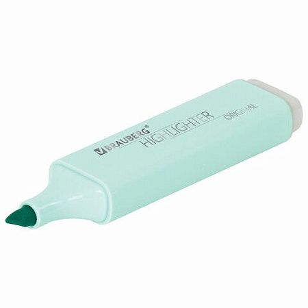 Текстовыделитель BRAUBERG "ORIGINAL PASTEL", БИРЮЗОВЫЙ, линия 1-5 мм, 151694 
