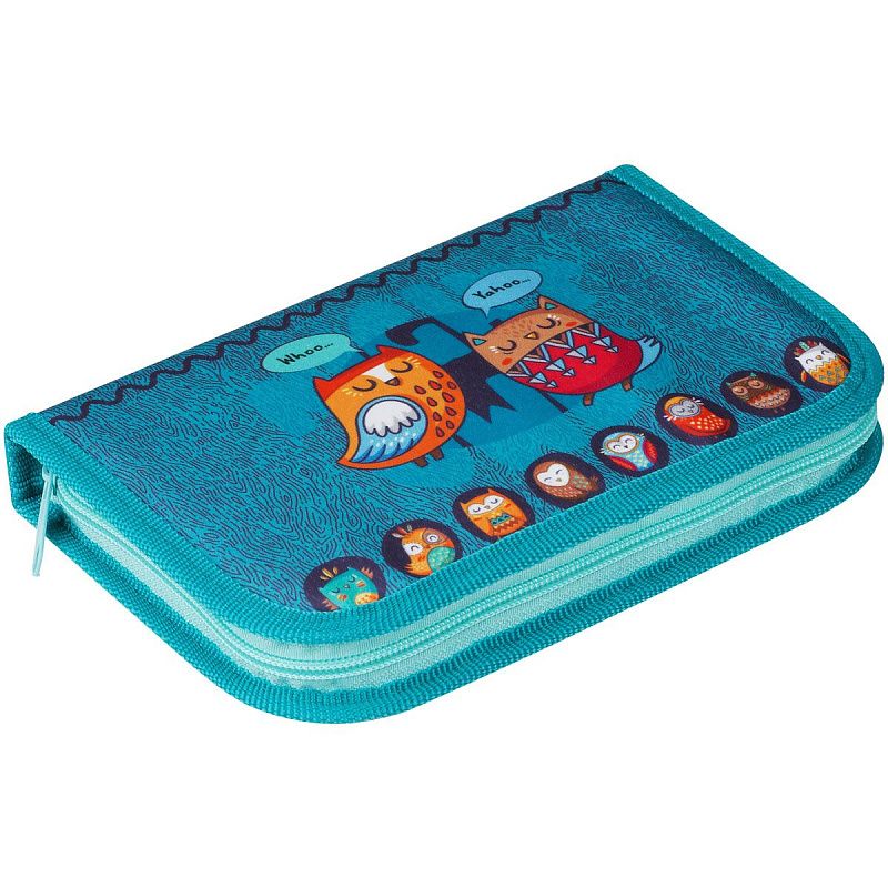 Пенал 1 отделение, 200*130 ArtSpace "Yahoo", доп. секция, ткань 