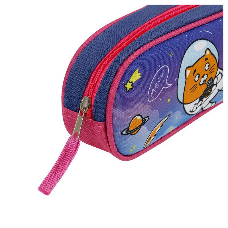 Пенал 210*80*45 ArtSpace "CosmoCat", полиэстер 