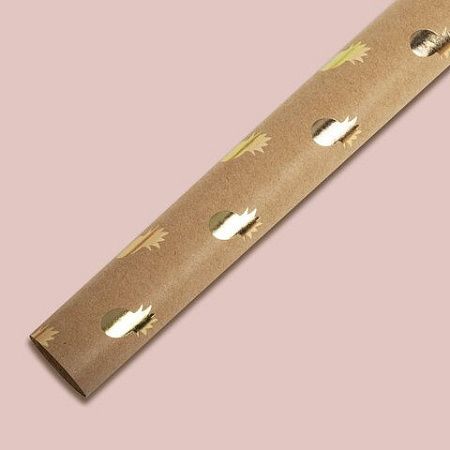 Бумага упаковочная крафт С ЭФФЕКТАМИ НАБОР 3 шт., "Trendy Kraft", 70х100 см, ЗОЛОТАЯ СКАЗКА, 591938