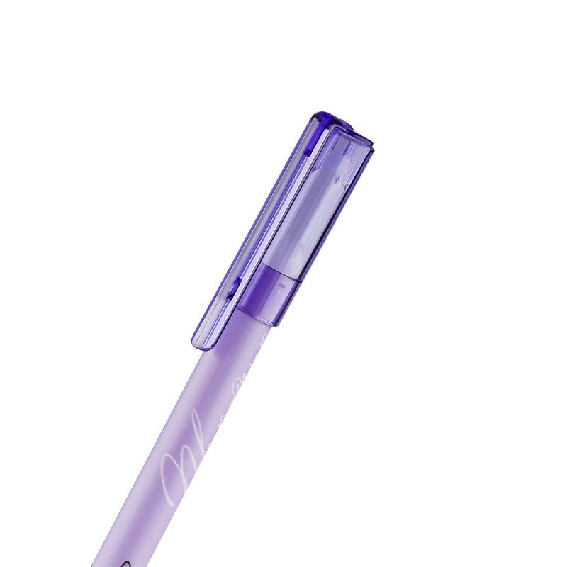 Ручка гелевая стираемая MESHU "Mur-mur" синяя, 0,5мм, корпус ассорти 