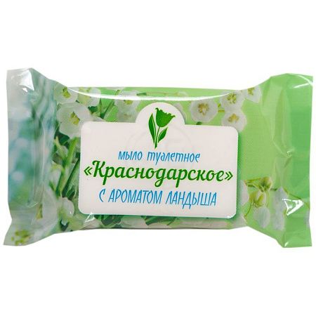 Мыло туалетное Меридиан "Краснодарское. Ландыш", 100г, флоу-пак 