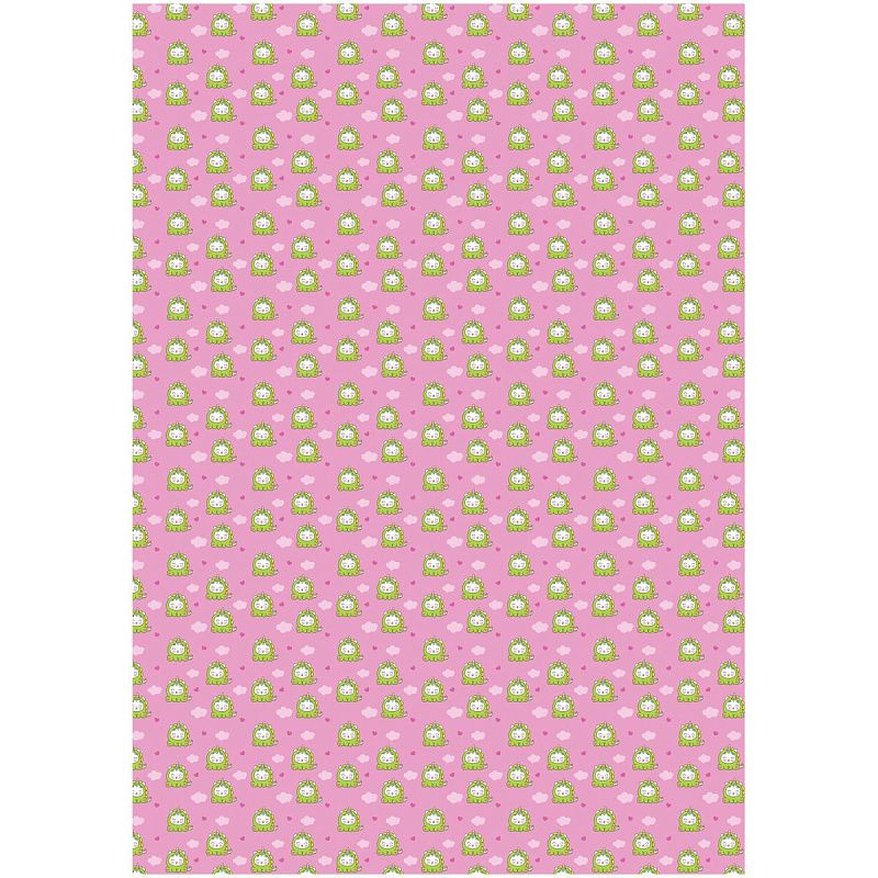 Упаковочная бумага глянц. 70*100см, MESHU "Милые котята", 80г/м2