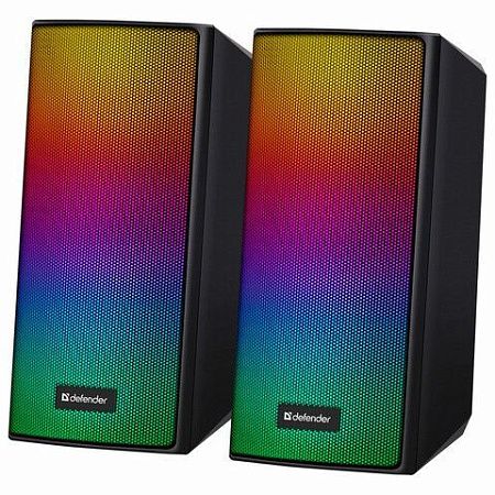 Колонки компьютерные DEFENDER SPITFIRE 2.0, 6 Вт, Bluetooth, питание от USB, 65047