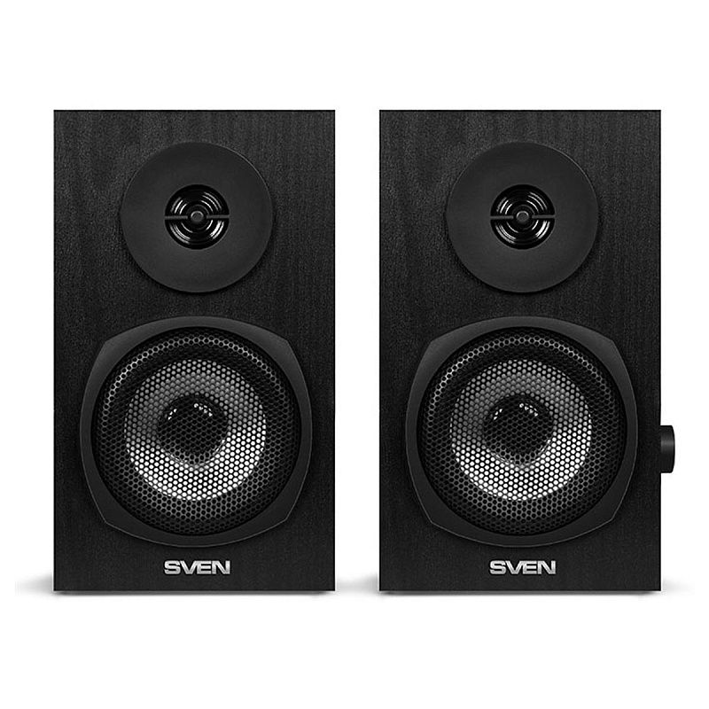 Колонки Sven SPS-575, 2*3W, деревянный корпус, питание через USB, черный