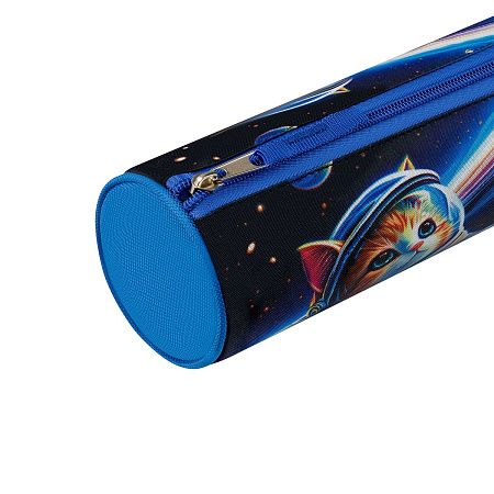 Пенал 210*80 ArtSpace "The astronaut cat", тубус, полиэстер 