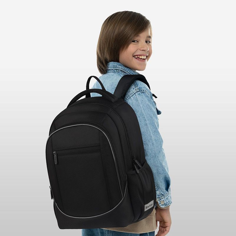 Рюкзак Berlingo U4 "Black Energy" 41*29,5*13см, 2 отделения, 3 кармана, эргономичная спинка 