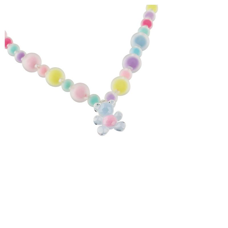 Набор украшений MESHU "Bear", бижутерия, кольцо, браслет, бусики с подвеской, европодвес