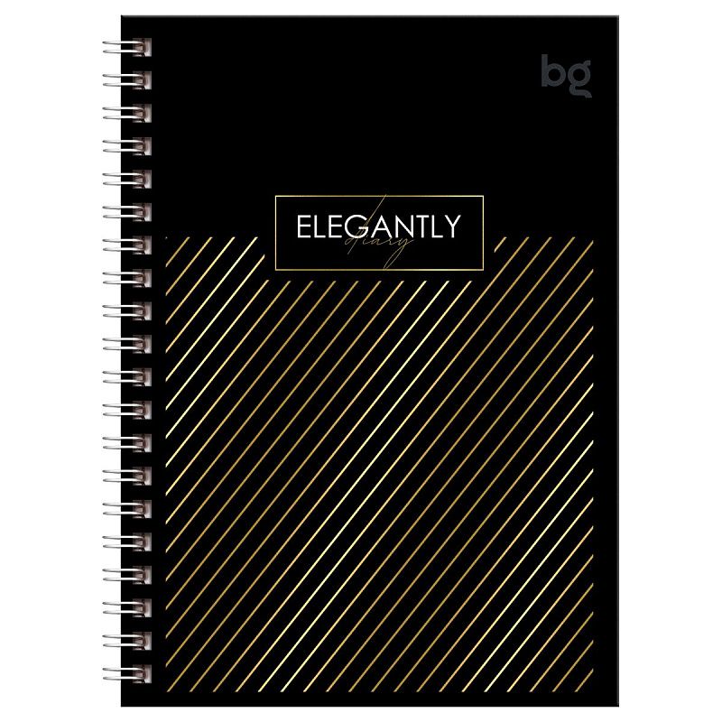 Записная книжка А6 80л., на гребне BG "Minimal", глянцевая ламинация, тиснение фольгой, твердая обложка