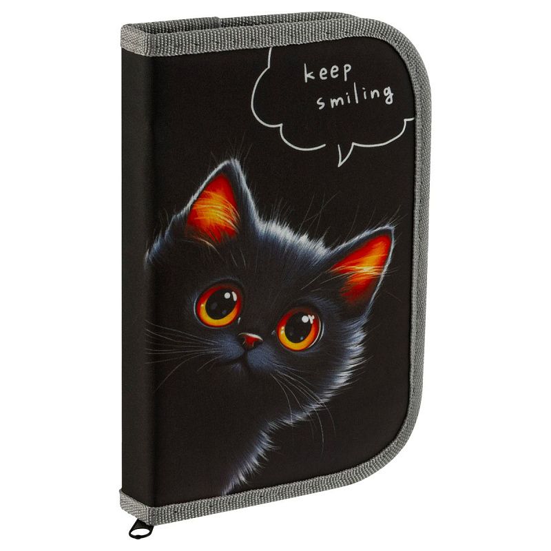 Пенал 1 отделение, 200*130 ArtSpace "A curious kitten", ткань