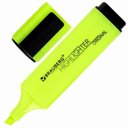 Набор текстовыделителей 4 ЦВЕТА, BRAUBERG "ORIGINAL NEON", линия письма 1-5 мм, 152215 
