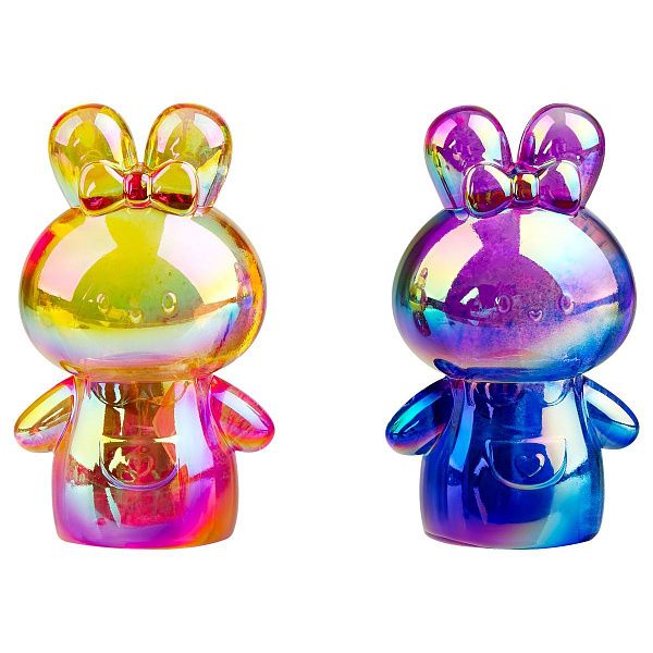 Точилка пластиковая MESHU "Cute rabbit", 1 отверстие, ассорти