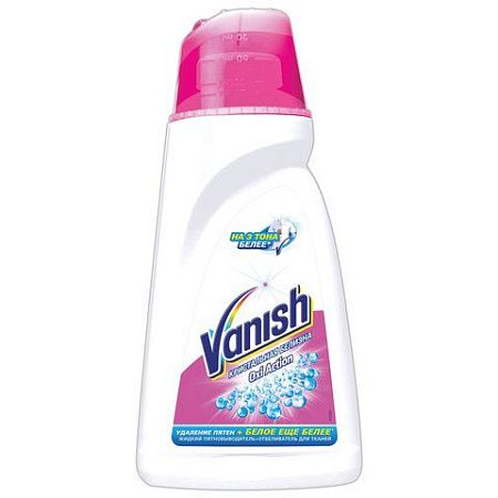 Средство для удаления пятен 1 л, VANISH (Ваниш) "Oxi Action", для белой ткани 