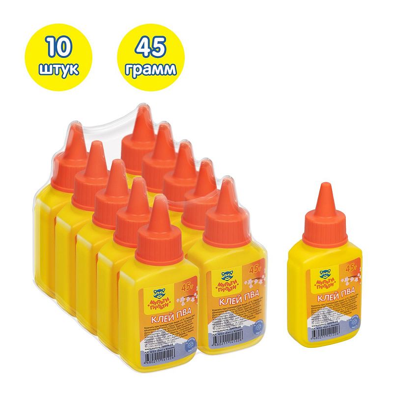 Клей ПВА Мульти-Пульти "Енот в Японии", 45г