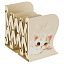 Подставка для книг MESHU "Cute Cat", металлическая, 3 отделения, раздвижная