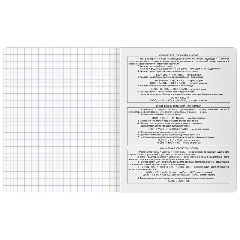 Тетрадь предметная 48л. BG "Печать времени" - Химия, тиснение