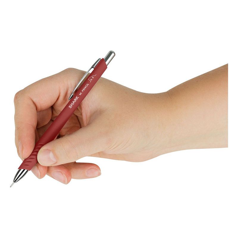 Карандаш механический  Munhwa "Shark" 0,5 мм, с ластиком, пыльная роза 