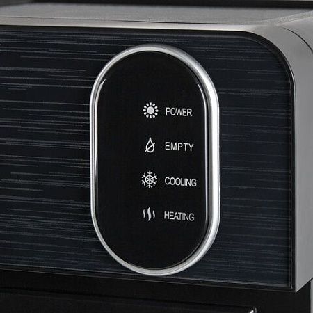 Кулер для воды SONNEN FSE-03Bi напольный, нагрев/охлаждение, НИЖНЯЯ ЗАГРУЗКА 3 крана, графит, 455744