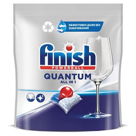 Капсулы для посудомоечных машин 90шт FINISH Quantum All in 1, ш/к 95835, 3263215 