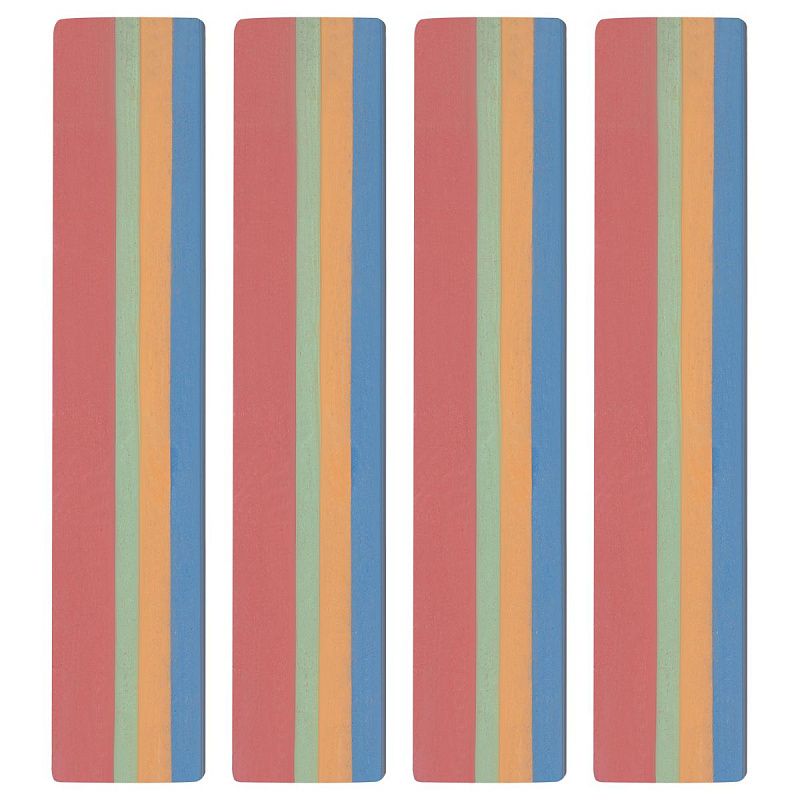 Мелки радужные для асфальта Мульти-Пульти 4цв., 4шт, картонная упаковка с держателем 